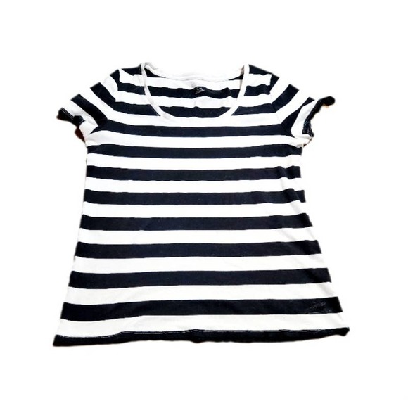 Black and White Striped Top Size XL - Picture 1 of 1